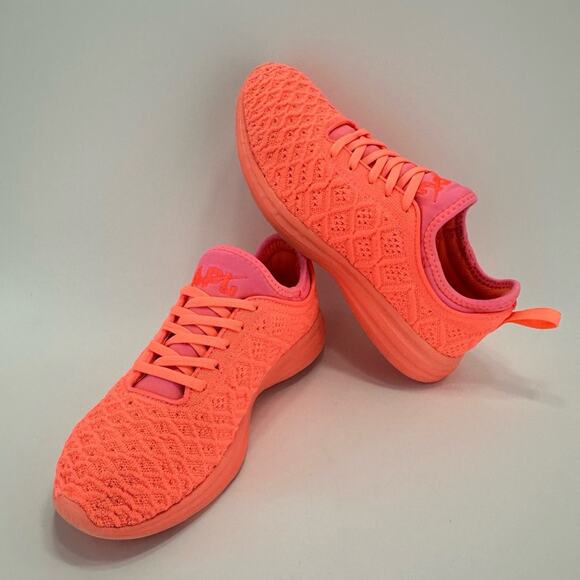 APL Techloom Phantom Women's Running Shoes Sz 8.5 Orange Slip-On Active Sneakers - Picture 15 of 15